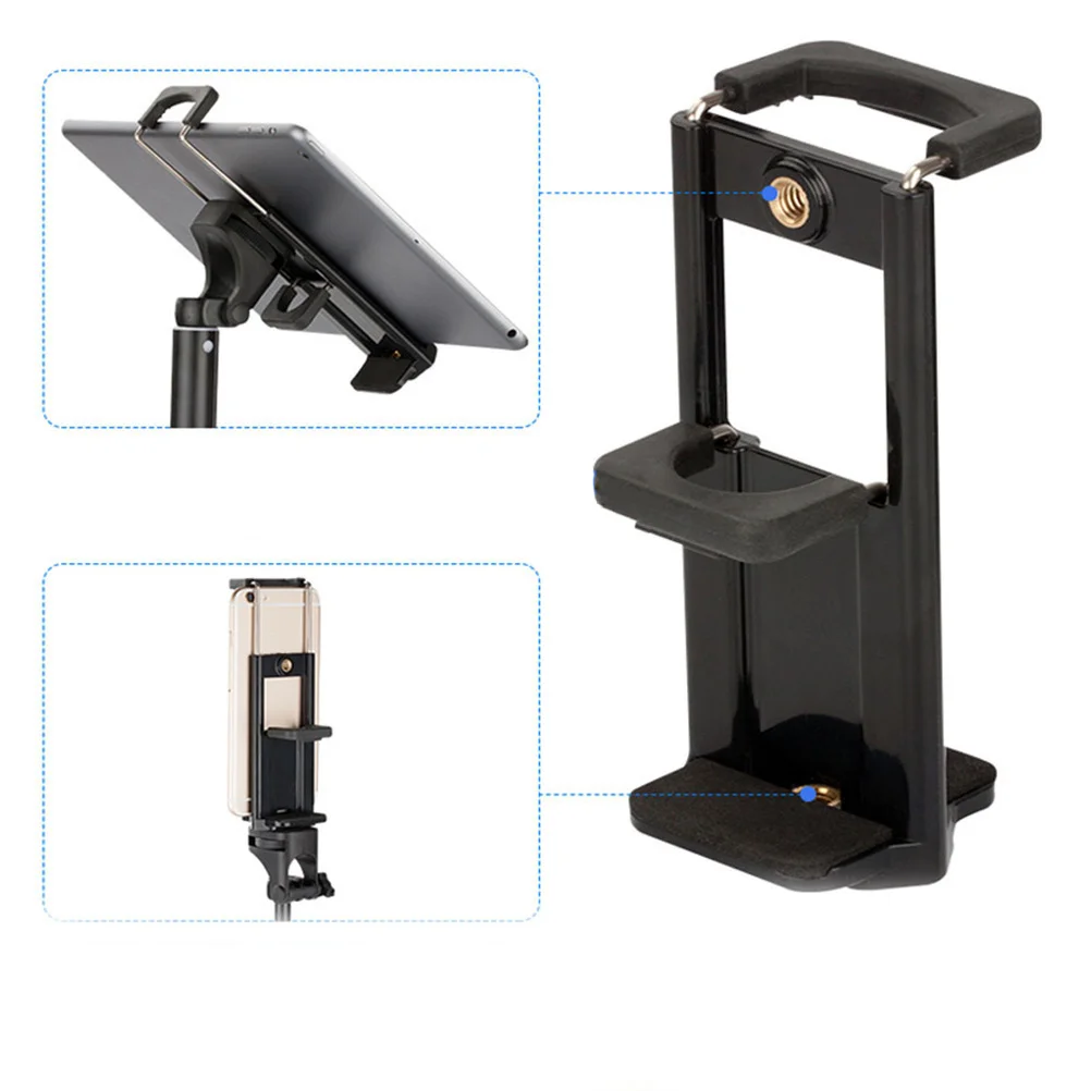 

Tripod Platform Holder Camera Stand for Smart Device 58-90Mm 110-185Mm Heavy Duty Plastic Universal Mount Bracket Rig Clip
