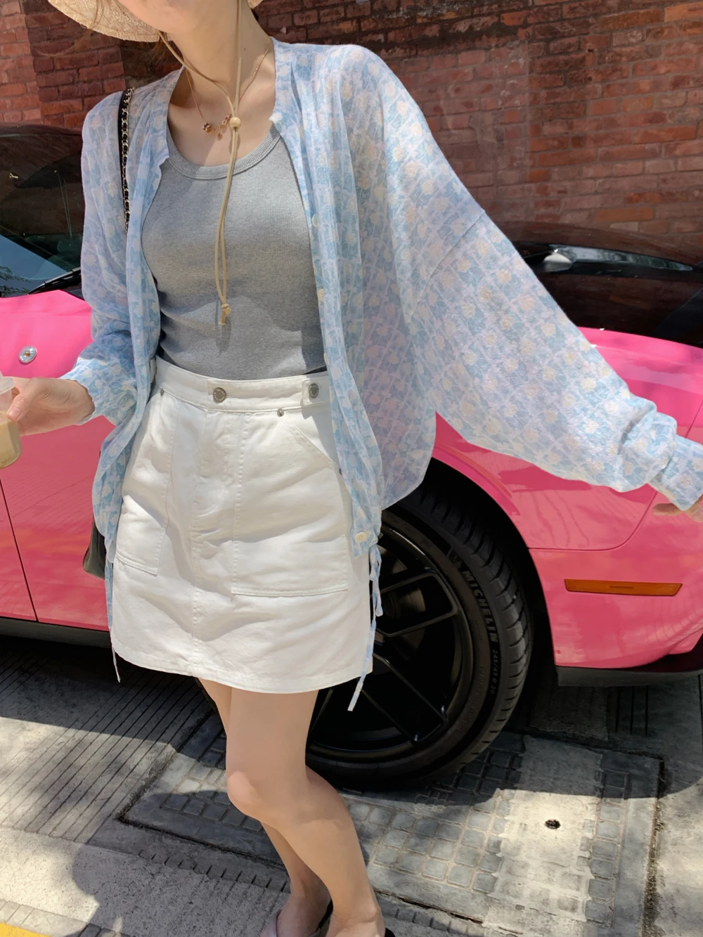 

by Spring Lightweight Thin Sun Protection Knitted Long Sve Air Conditioning irt Women Casual Loose Sle round Ne Top