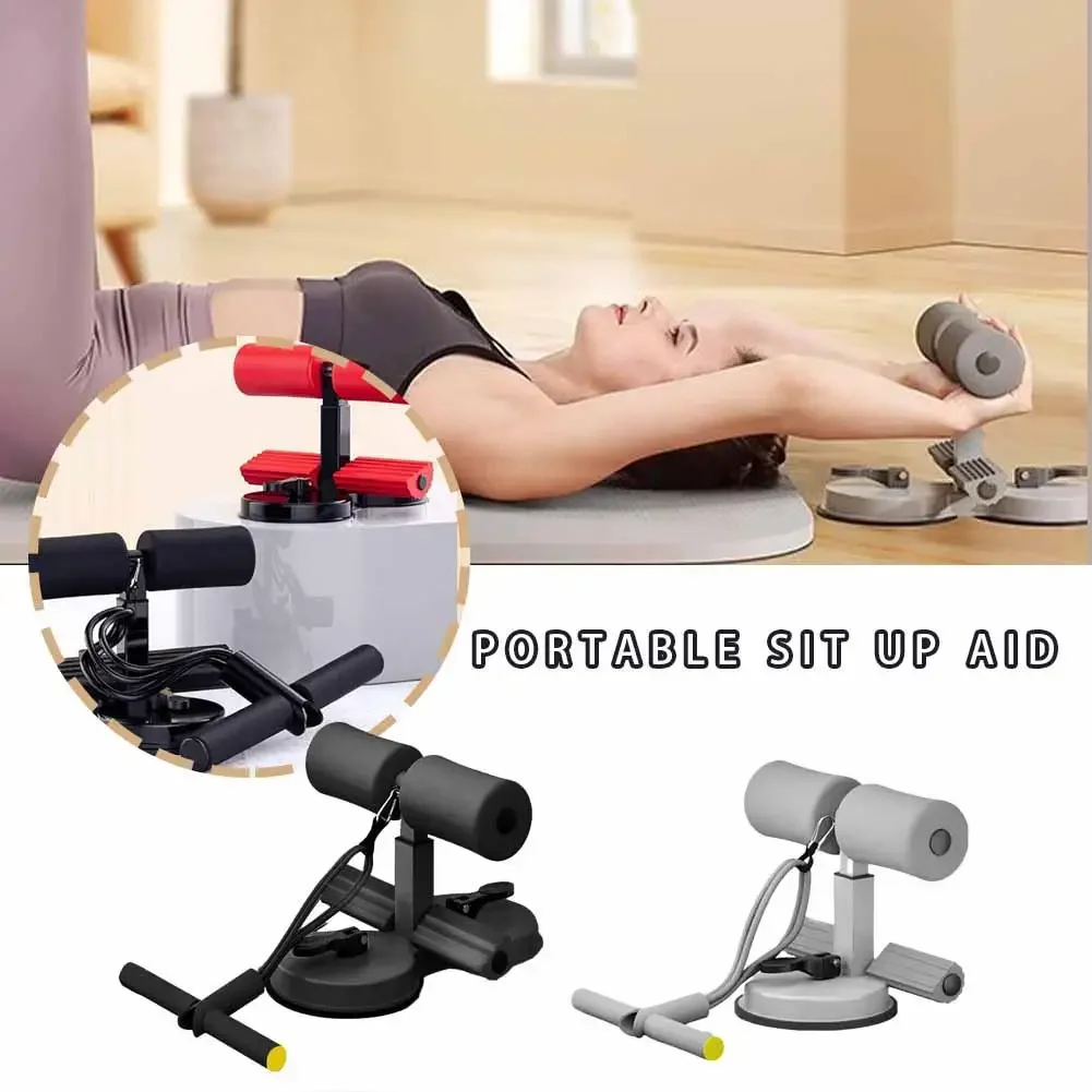 

Sit-Up Exercise Bar with 2 Suction Cups Floor Situp Arms Legs Non-Slip Stomach Exercised Thigh Aid Multifunctional M2R9 Yoga