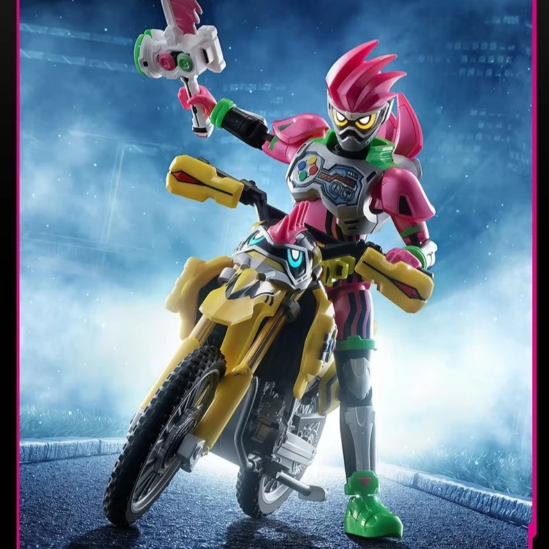 Blokees Kamen Rider Ex Aid Action Gamer With Motorcycle Vehicle Assemble Action Figure Model Collection Display Gift