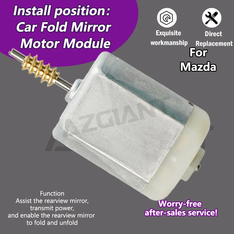 AZGIANT FC-280PD-16200 For  2003-2012 Mazda RX-8 Car Exterior Folding Mirror 12V Motor electric adjustment spart part