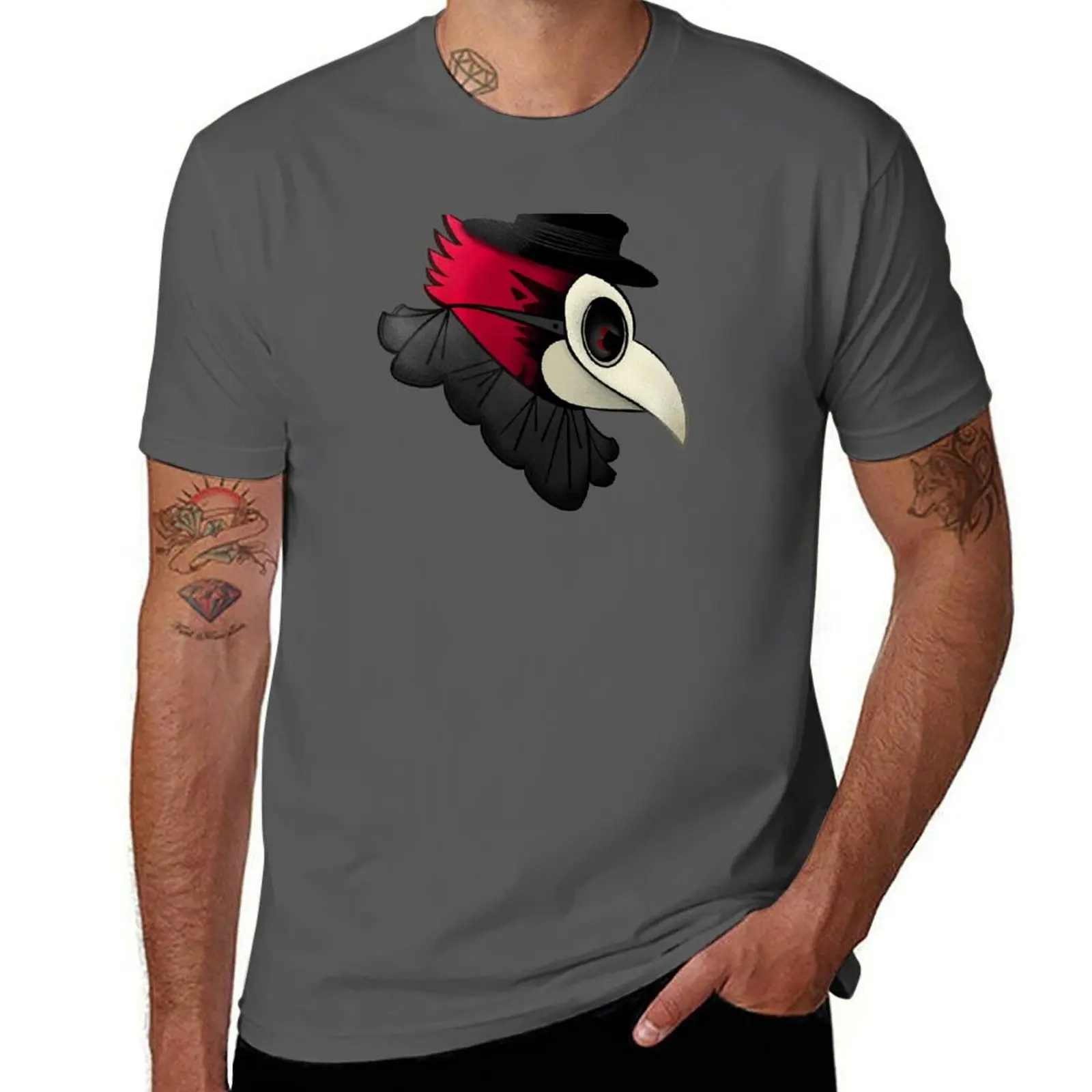 

Redbird Plague Doctor T-Shirt cheap stuff summer top mens graphic t-shirts pack