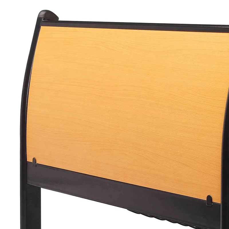 Modern College University High School Wooden Mdf Student Desk And Chairs School Classroom Furniture