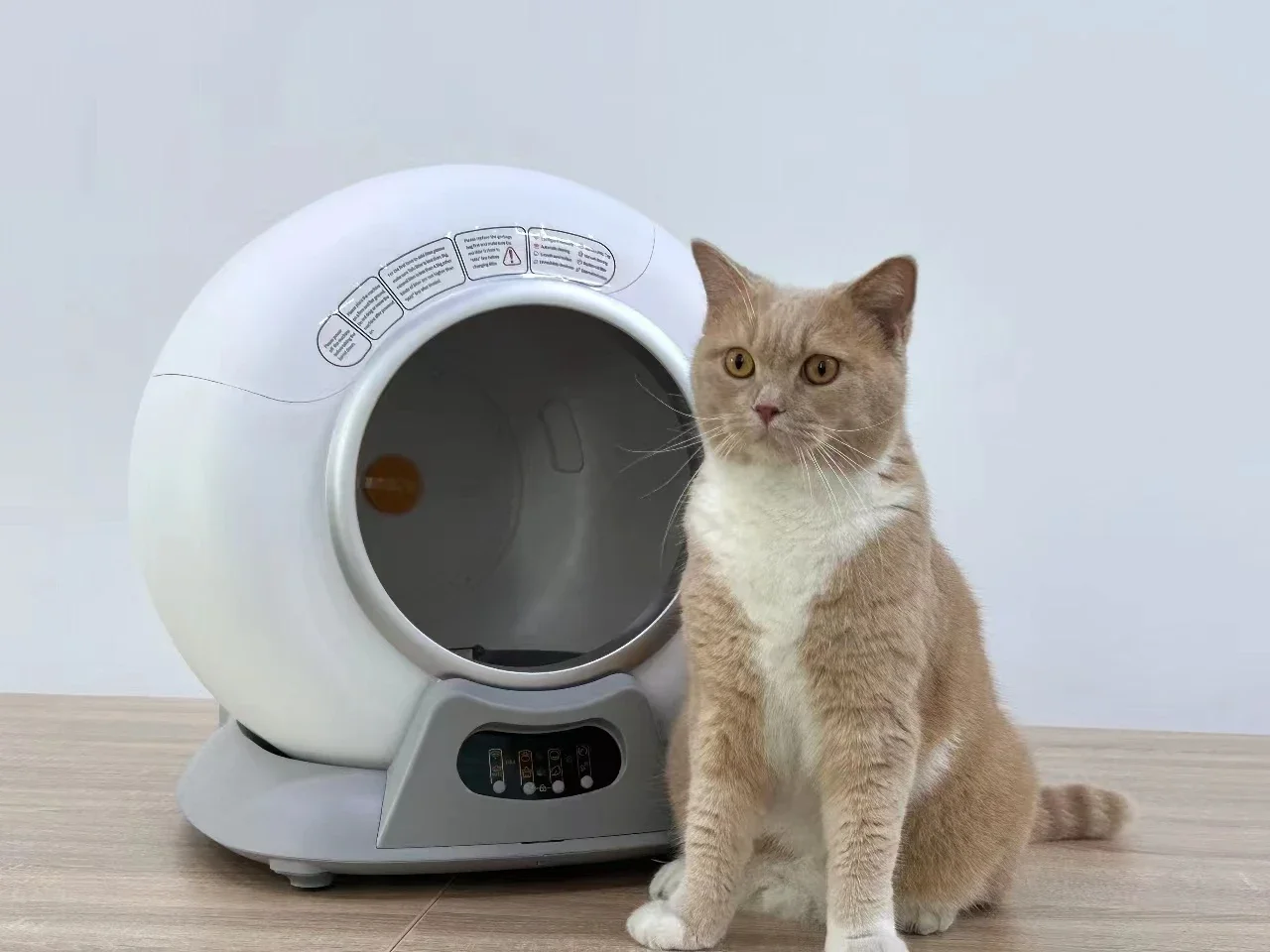 

Hot Selling Electric Cat Toilet Smart Self-Cleaning Electrical Automatic Cat Box With APP