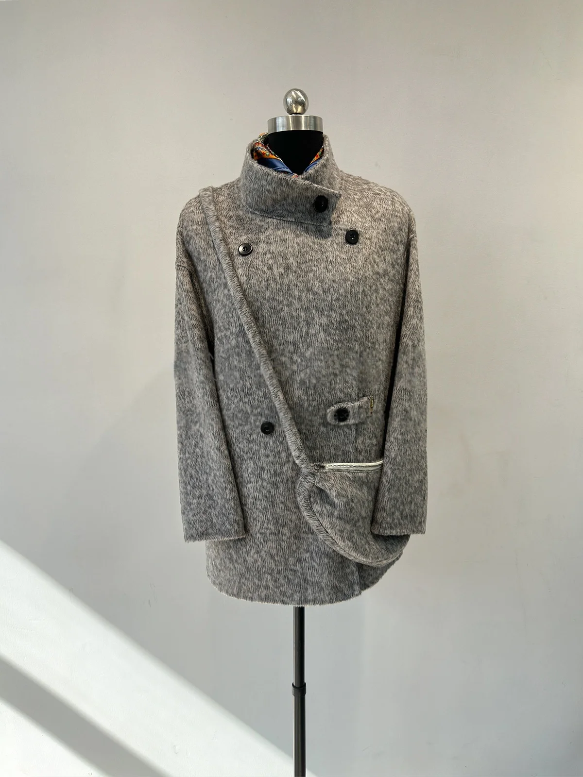 Women's Autumn and Winter New Retro Short Double-Sided Woolen Coat