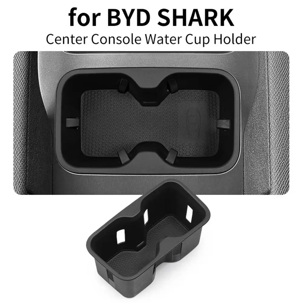 

Car Central Control TPE Cup Holder For BYD SHARK 2024 2025 Drinks Holder Car Interior Organizer Accessories X3N8