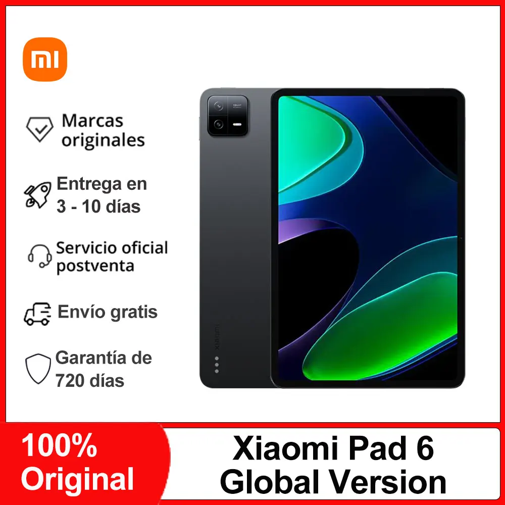 Global Version Xiaomi Pad 6, Mi Tablet, Snapdragon® 870,11