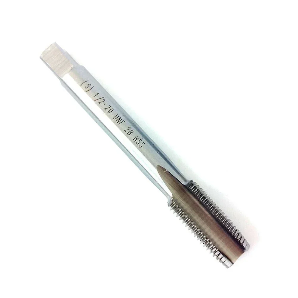 High Speed Steel HSS 1/2 20 UNF Tap With Right Hand Thread For Cutting Applications Suitable For Steel And Cast Iron