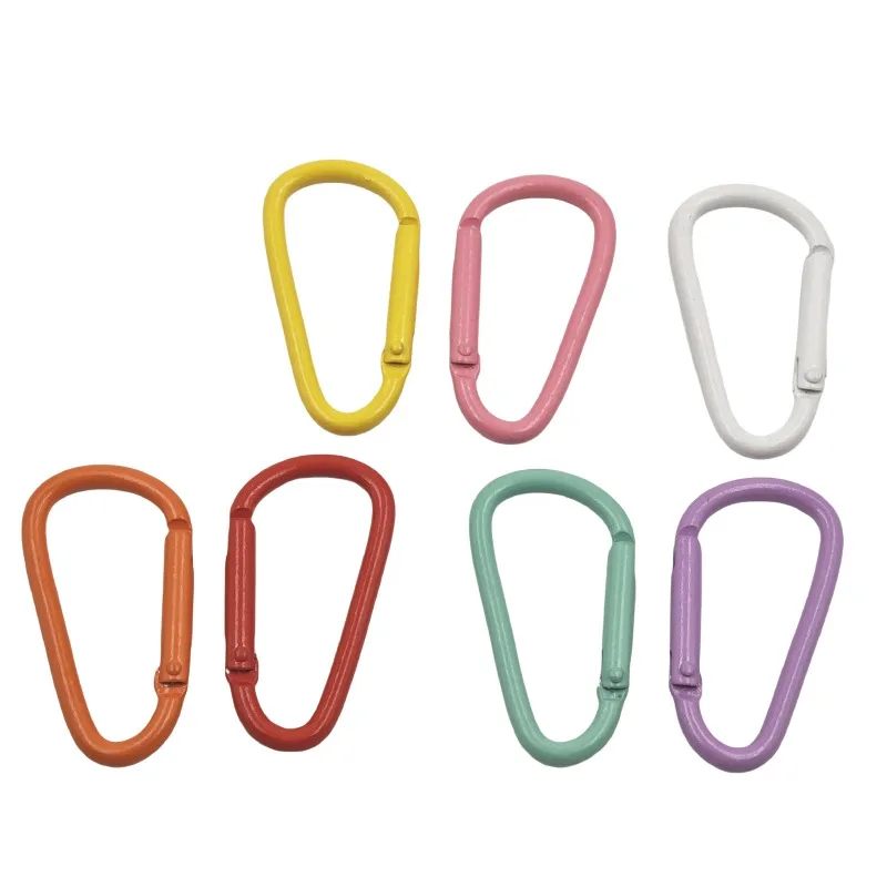 45Mm Color No. 5 Paint D-shaped Buckle, Zinc Alloy Backpack Outdoor Mountaineering Buckle, Climbing Tool Spray Paint Adjustment