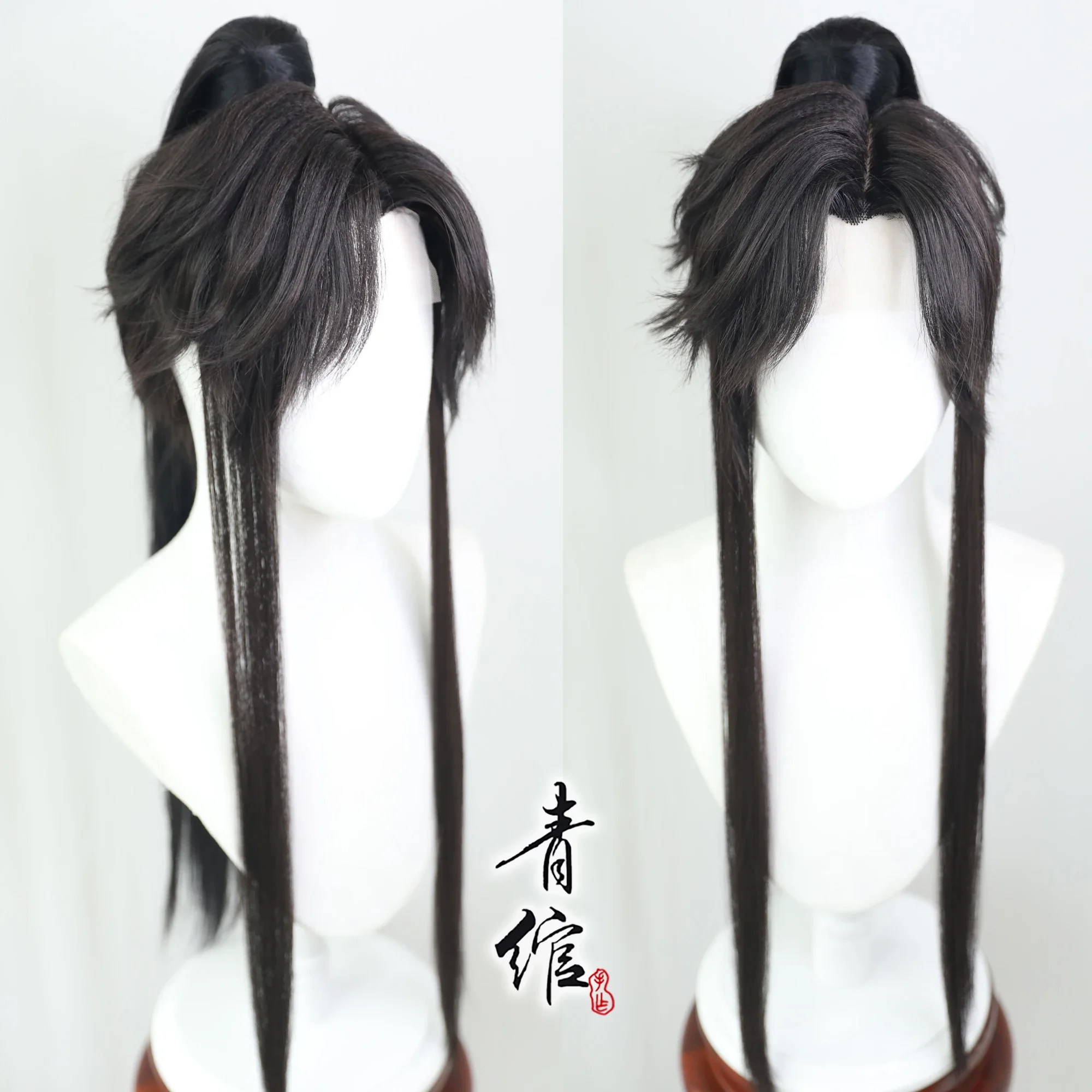 

Han Fu Mo Ran Xiao Ce'an Xiao Fuxuan Dan Tai Jin Cos Wig Versatile Ancient Style Silver Black Han Fu 2025 Hot Sale