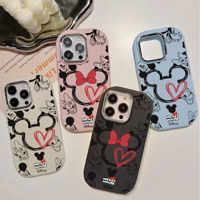 جميل ميكي ميني ماوس جراب هاتف ل ممن لهم A3X A3 برو A31 A52 A35 A15 A16 A36 A76 A17 A55 A18 A38 A58 A57 A78 A98 A54 غطاء