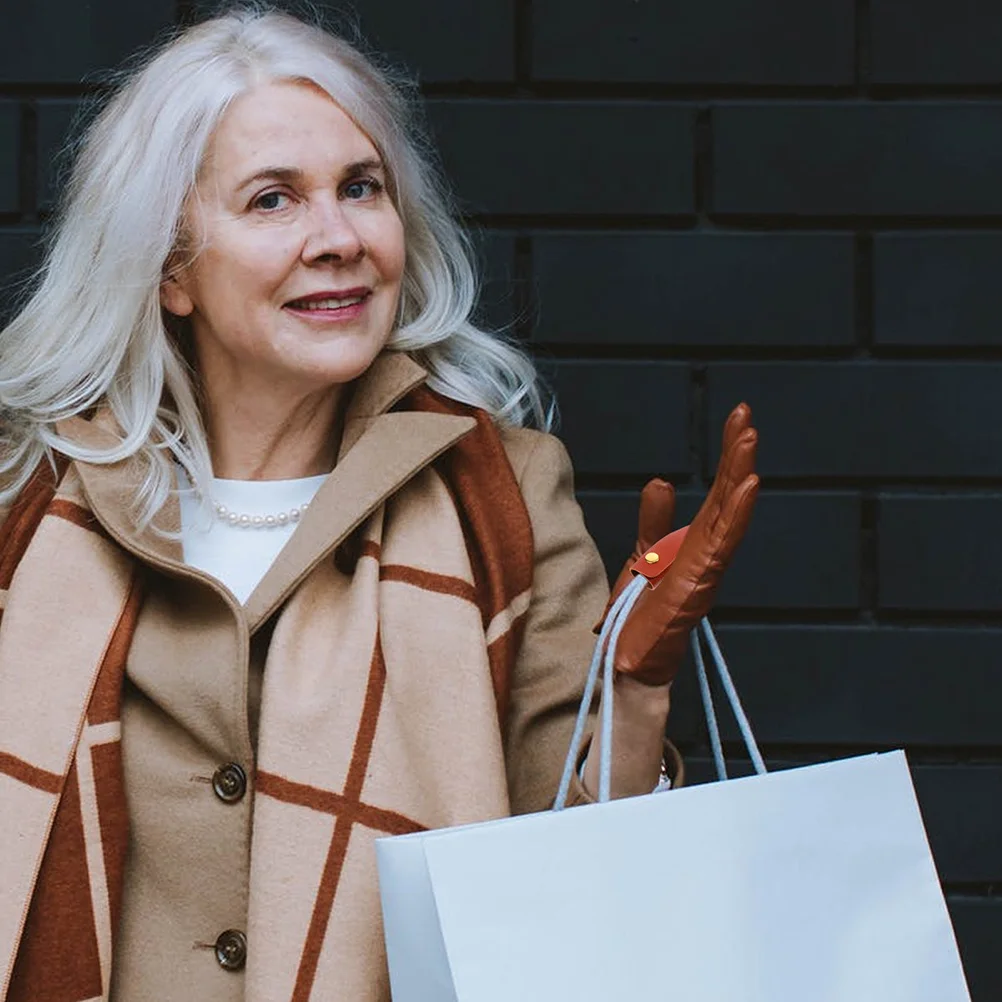 4 قطع من غطاء مقبض حقيبة القماش الخشن مادة البولي يوريثان حماية يد طويلة الأمد للحقائب الثقيلة المحمولة غطاء مقبض PU خفيف الوزن