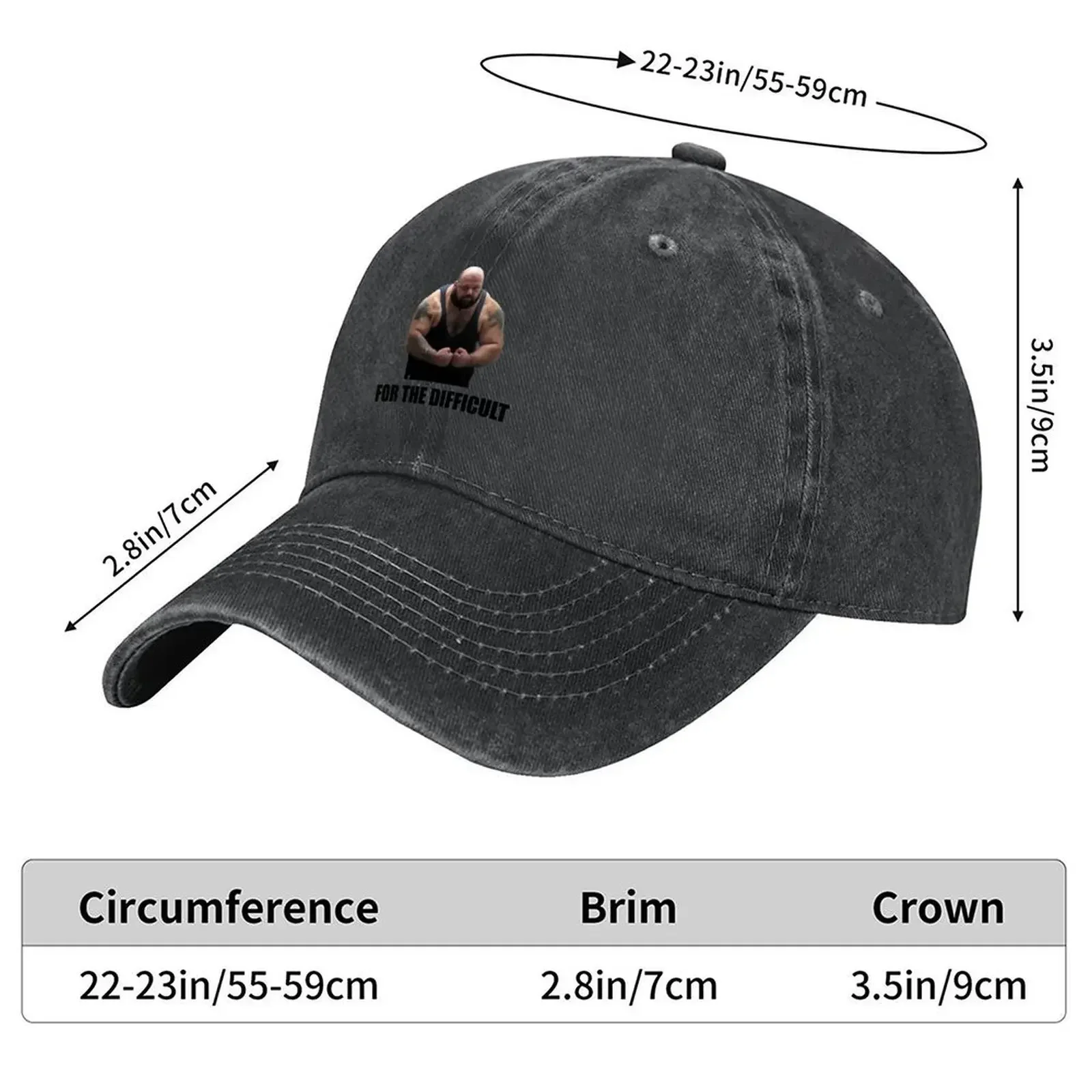 New Kyriakos Grizzly For the Difficult Baseball Cap party Hat Sun Cap Luxury Brand men's big size hat Men Hats Women's