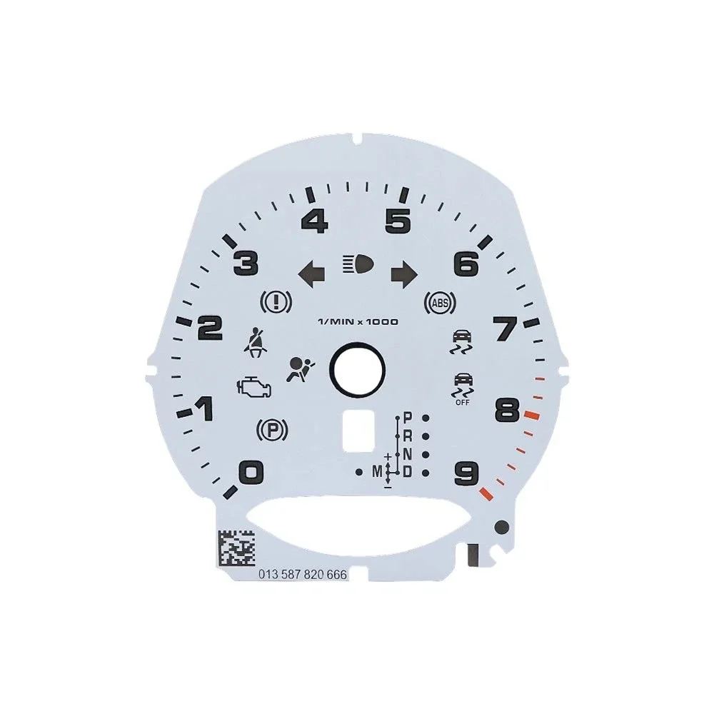 Instrumententafel für Porsche 911 Carrera 991/Cayenne 958/Panamera 970 330KM/H Gelb Weiß – Detail 4