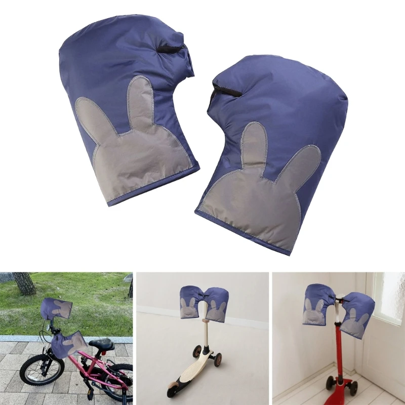 Warm Mittens Thickened Handlebar Gloves Windproof Waterproof Scooter Handmuff QX2D