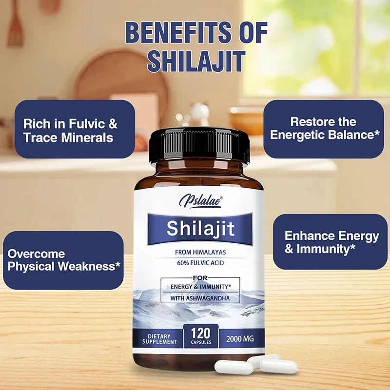 Shilajit - Build Strength, Improve Endurance and Focus, Promote Muscle Growth and Brain Health