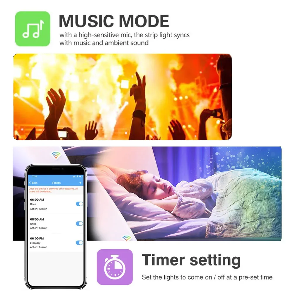 Bluetooth LED Controller 28Keys Smart Built-in MIC With Remote for WS2812 WS2811 SK6812 Pixel LED Strip Light DC12-24V USB5V