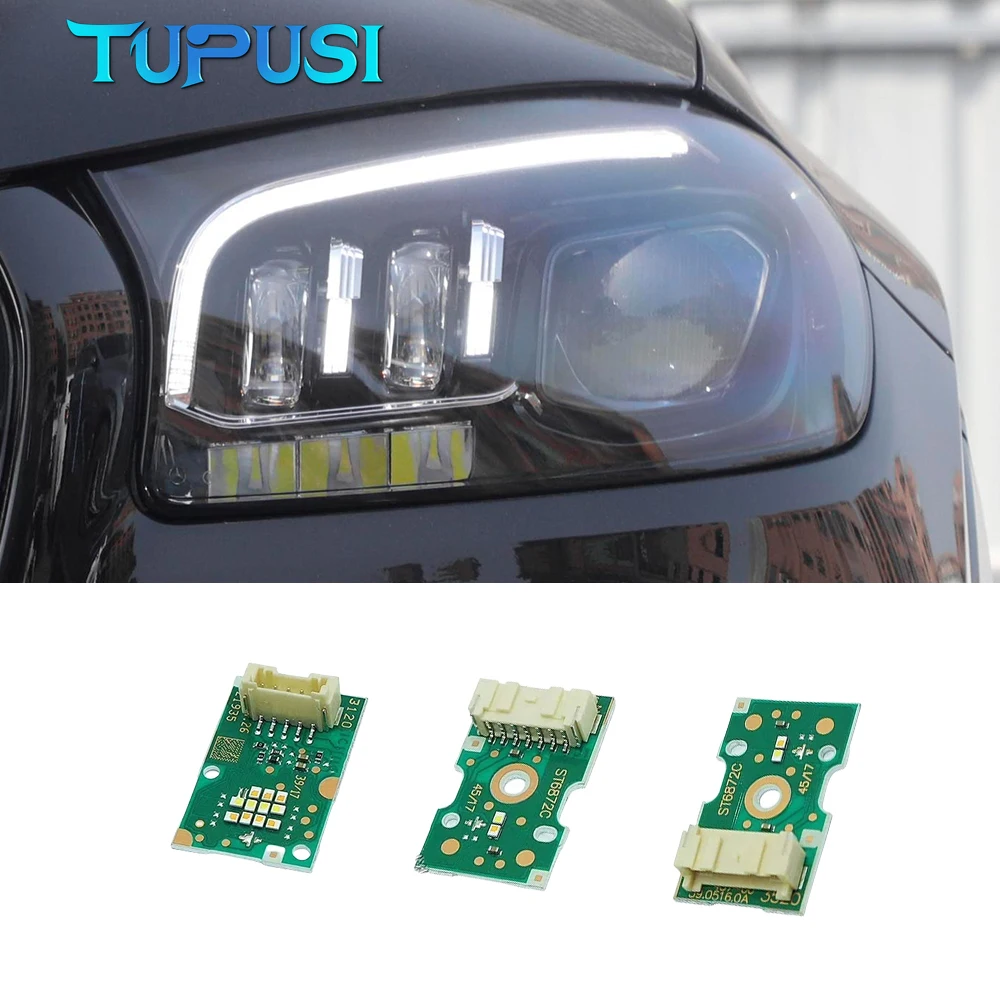 

White Lightsource Angel Eyes DRL Boards for Mercedes GLS 2020-2023 Daytime Running Light Turn Signal LED Headlight
