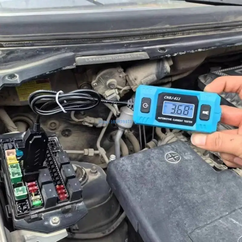 33WB السيارات جهاز اختبار التيار أداة تشخيصية LCD الخلفية عرض خطأ كشف تستر 0.01A ~ 19.99A محلل التسرب #4