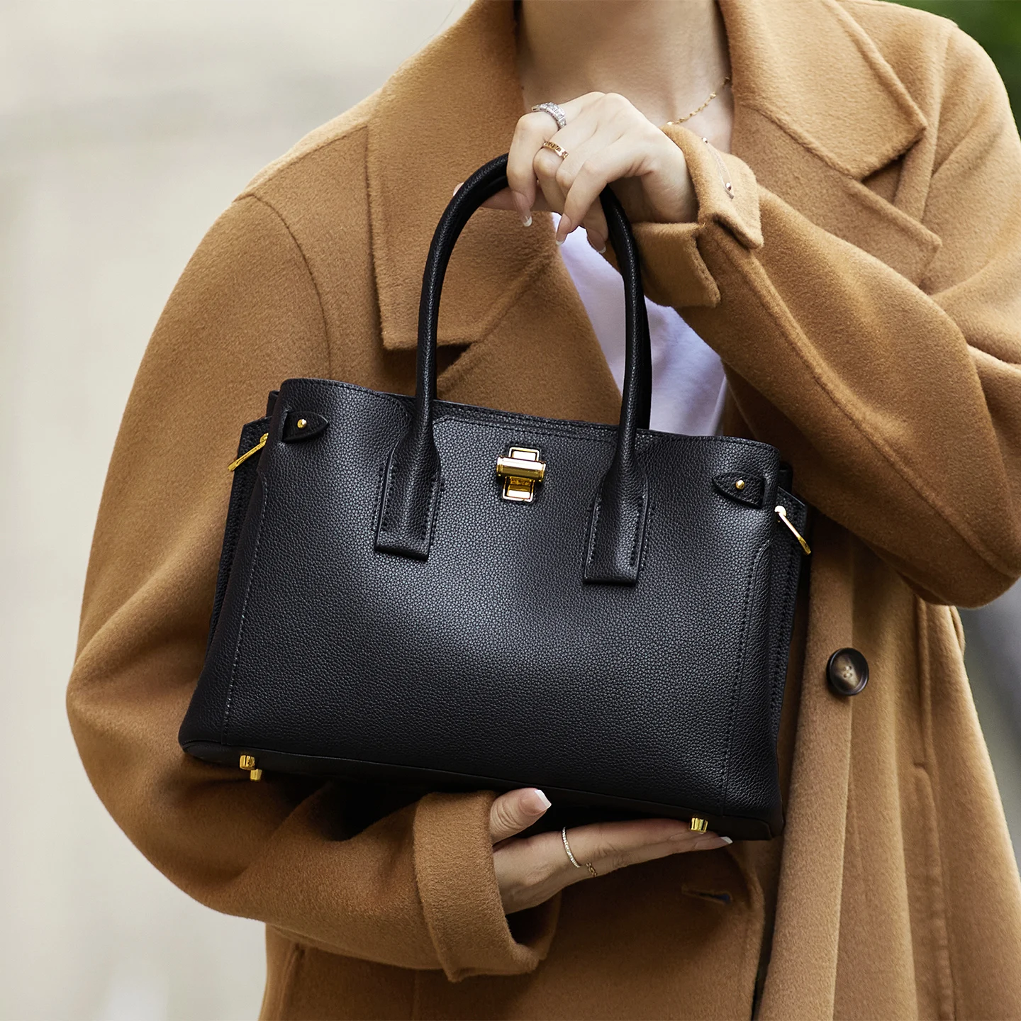 

Very Limited Luxurious Women Leather Handbag New First Cow Leather Winter Top Handle Cow Bag Handmade Shoulder Bag Girls#SC2163