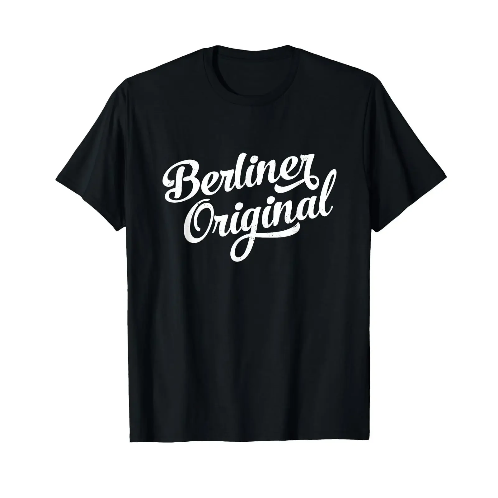 Berlin Original T Shirt with Liebe zur Weltstadt Design vintage Washed Casual homme Slightly Versatile Soft graphic