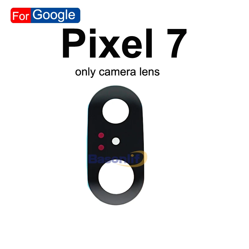 Basonlif Rear Camera Lens Replacement Part Back Lens For Google Pixel 6 7 9Pro XL 5 8 9 Pro 8Pro 8A 7A 6A 6Pro