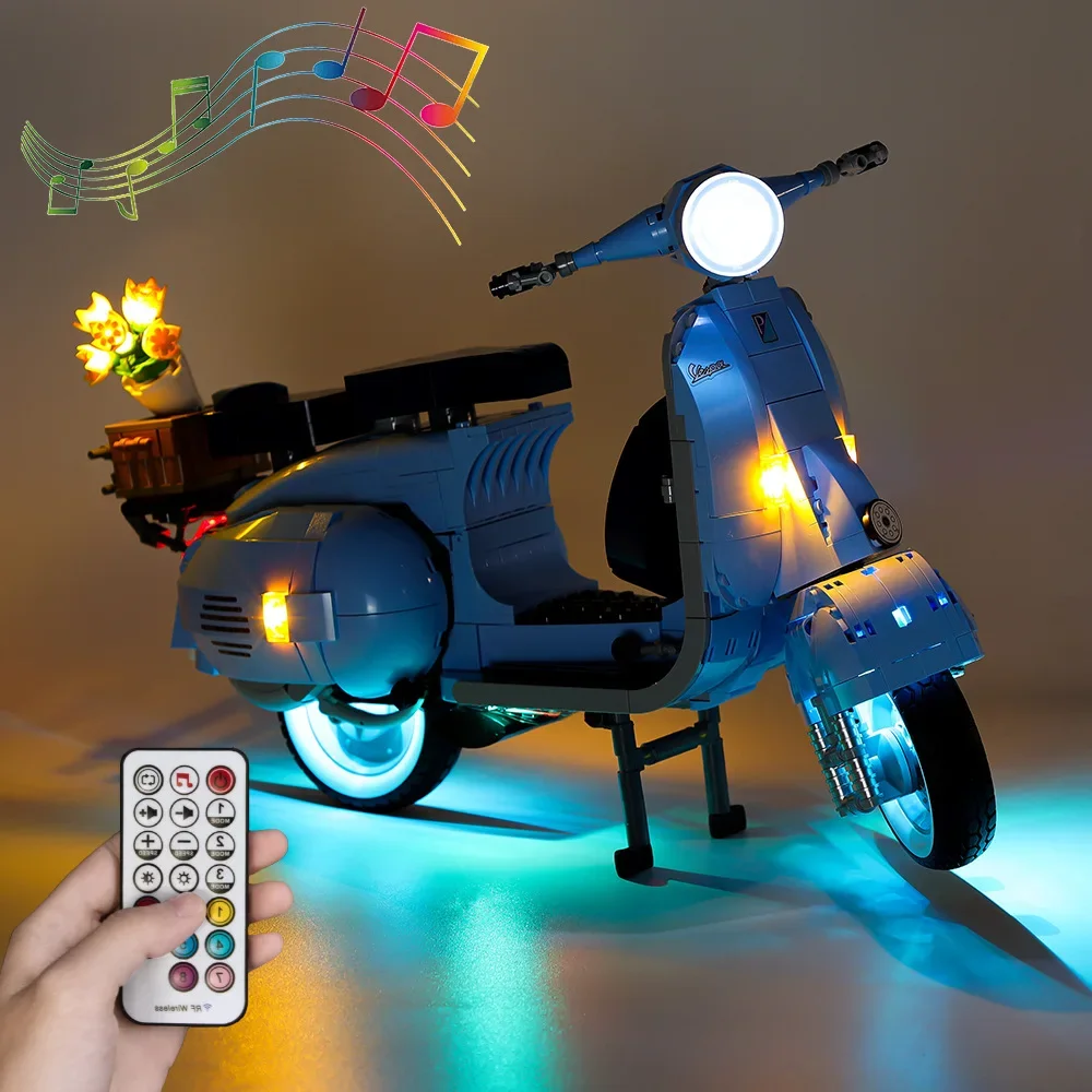 

Без строительных блоков лампа освещения для Vespa 125 10298 DIY игрушки подарок только набор освещения