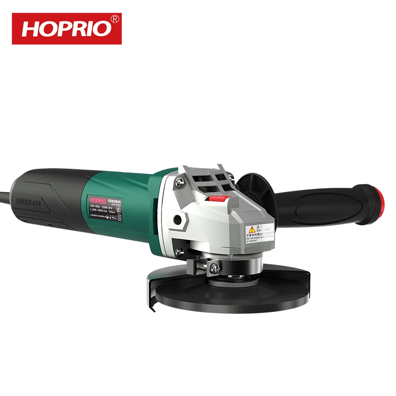 Hoprio 5 Inch 1250W Angle Grinder With Brushless Motor power tool with variety speed