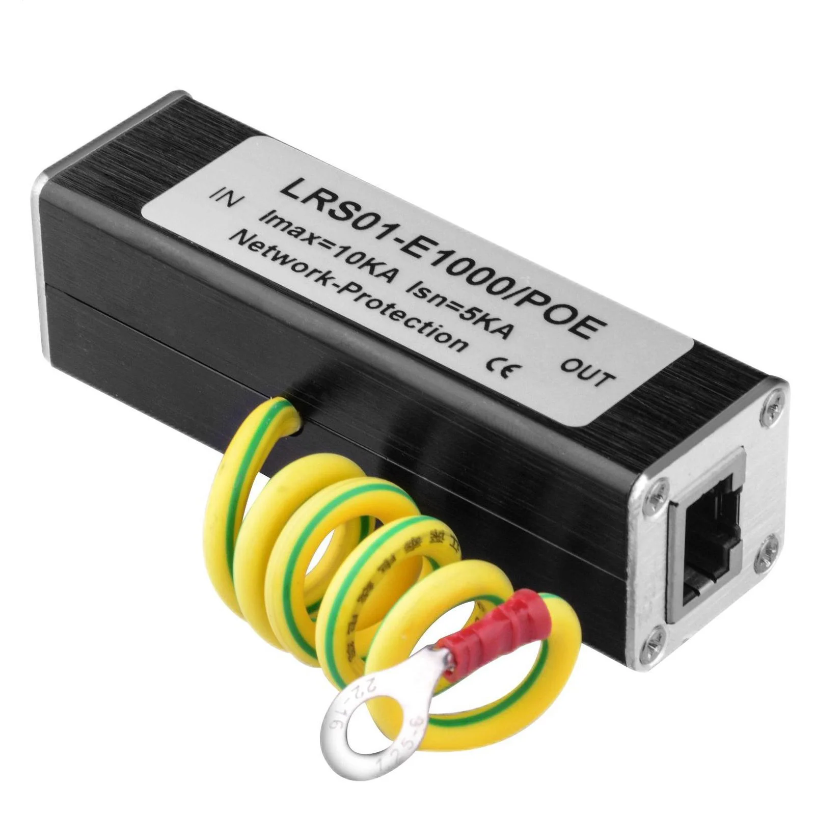 100/1000M POE IP Camera Network POE Switch RJ45 & POE Surge Protector Protection