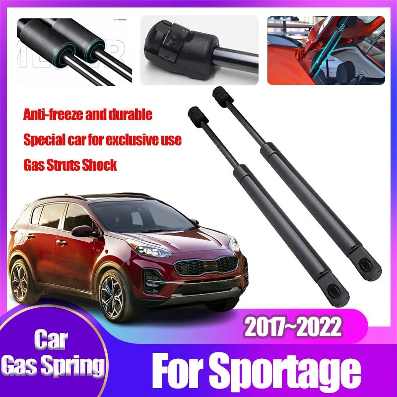 For Kia Sportage 2017 Accessories 2018~2022 KX5 Tail Gate Shocks Boot Shock Absorbers Strut Rear Support Airlif Car Accessories