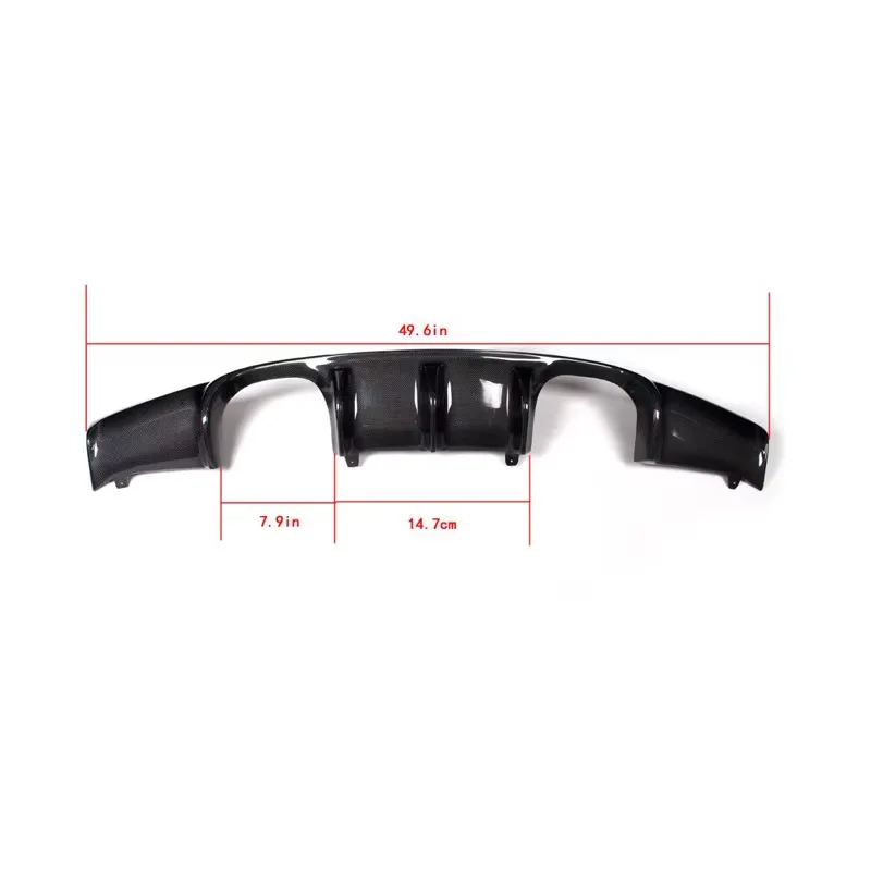 Fast Shipping Easy Install for BMW E92 M3 Carbon Fiber Rear Diffuser for Rear Exterior Renewal