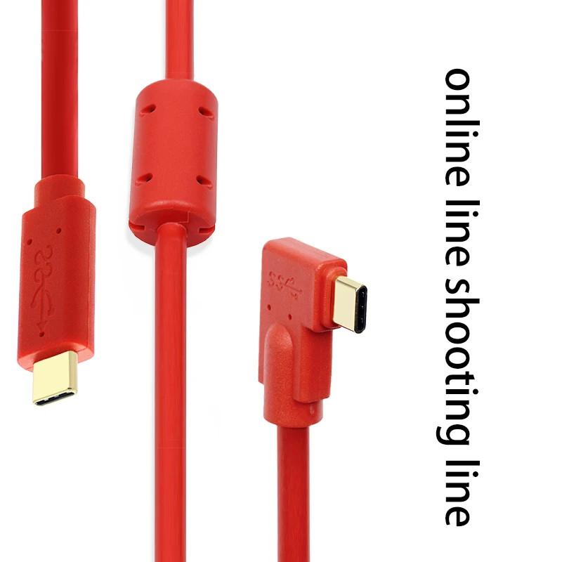 USB C Type-c to Type-c Camera Cable 3m 5m 8m for Cannon EOS R RP SONY A7m3 R3 A7R4 Tethered Shooting line Camera to Computer