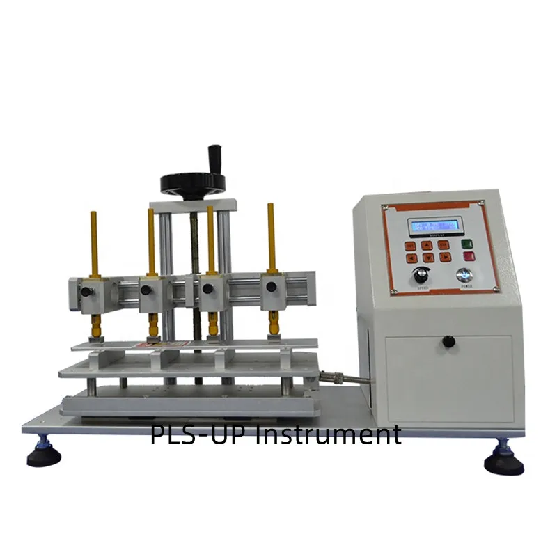 4 Test Stations Digital Film Coating Surface Alcohol Eraser Abrasion Resistance Tester PLS-AT-05