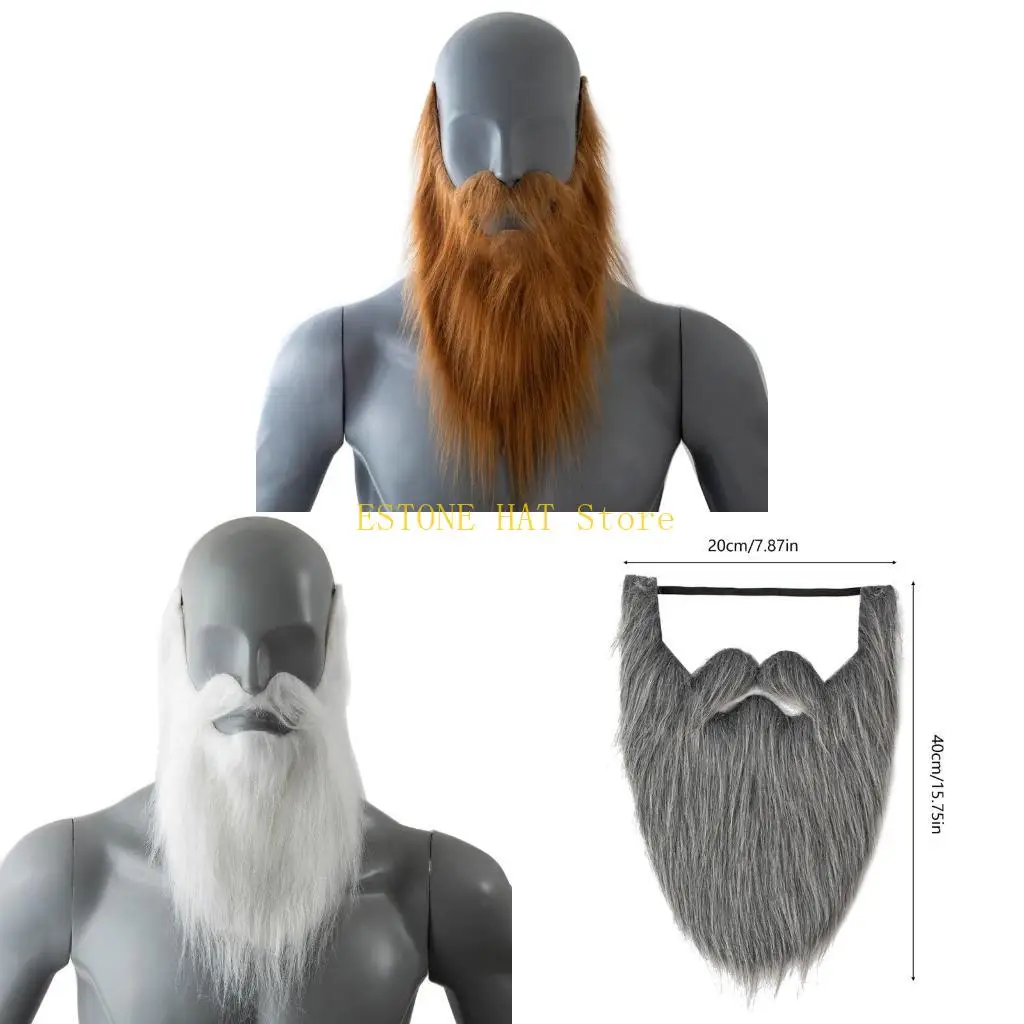 

49MF Хэллоуин Фальшивая Борода Смешные поддельные усы костюмы присыпание лиц замаскировать аксессуары с регулируемой эластичной