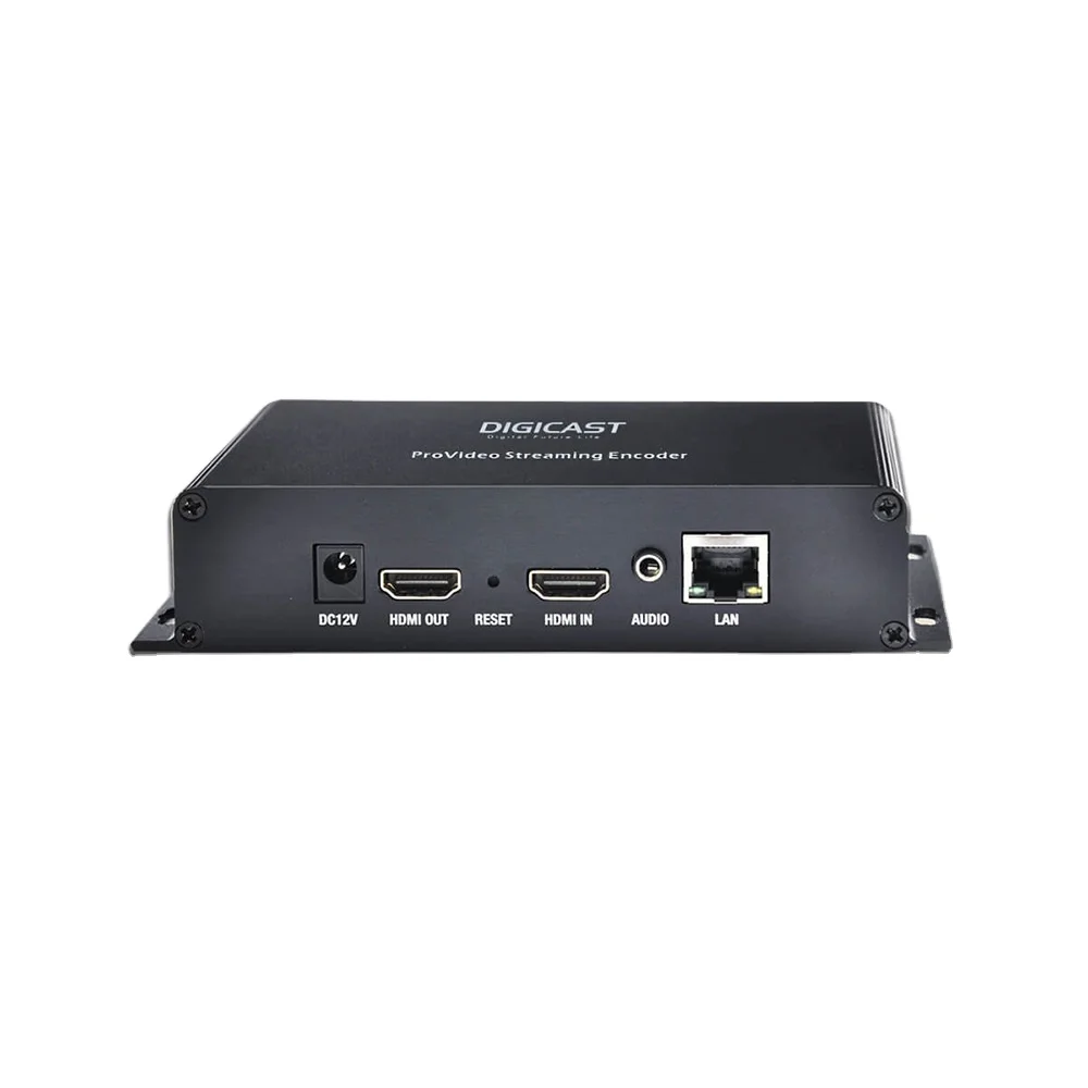 Encoder IPTV H265  1 Channel Video Encoder H 264 for pushing streaming to live platform