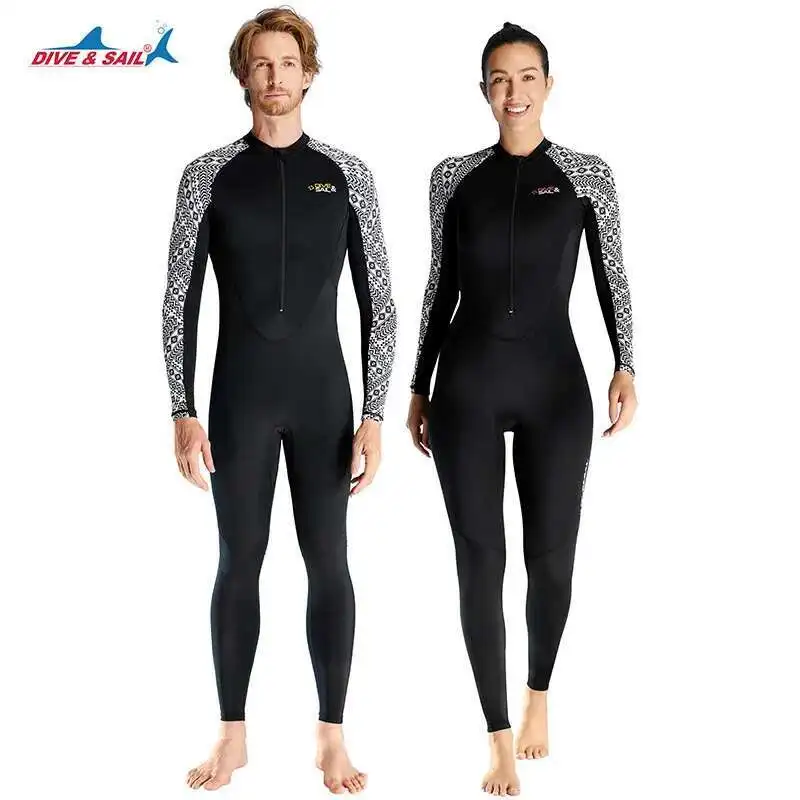

diving suit men's and women's quick drying Lycra swimsuit one-piece sunscreen snorkeling surfing jellyfish suit