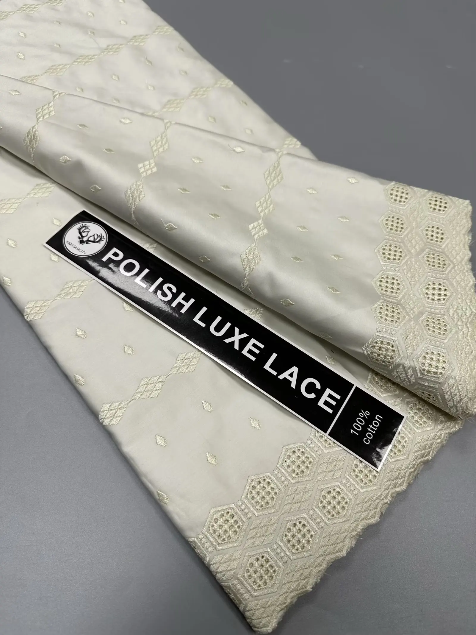 قماش دانتيل فوال سويسري قطن 100% أقمشة دانتيل أفريقي عالية الجودة 5 ياردات 2025 قماش Atiku للرجال نيجيري-TY