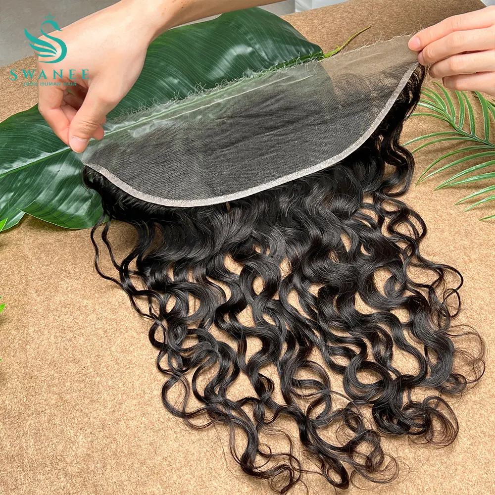 Natural Wave 13x4 HD Lace Frontal Transparent Swiss 5×5 Closure Pre Plucked Ear to Ear Vietnamese Human Hair For Black Women