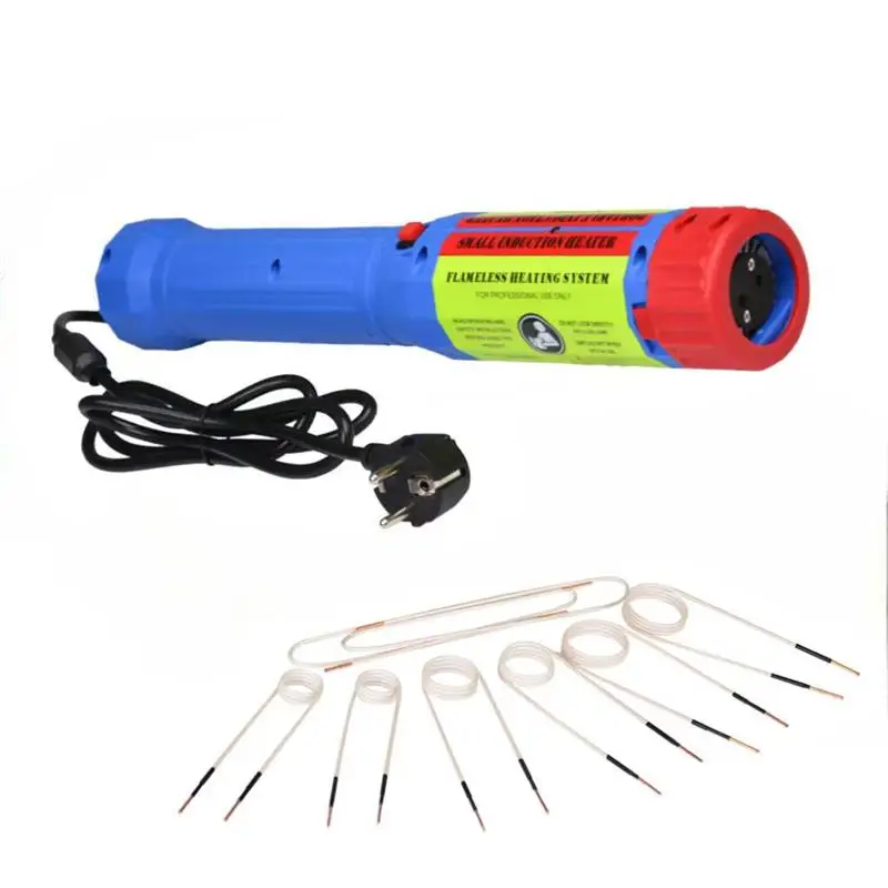 1400W Induction Heater Kit Automotive 110V/220V Flameless Heat Induction Heating Machine Car Repair Tool with 8/10Coils