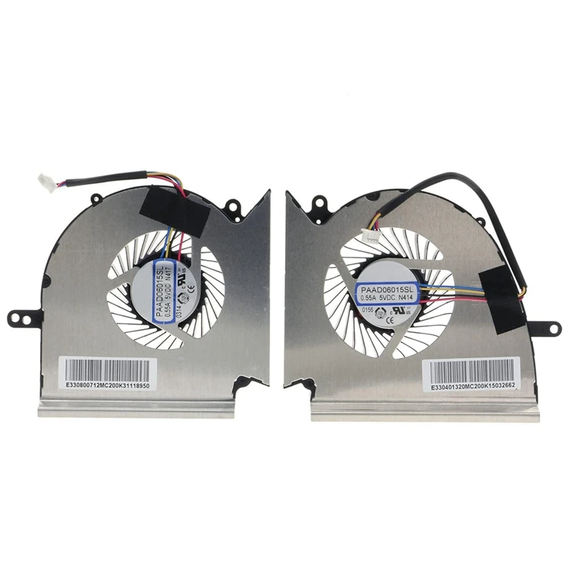 Cpu GPU Cooling Fan For Msi Gl75 Leopard 10Sdr 10Ser 9Sc 9Sd Ms-17E2 N414 17 Durable