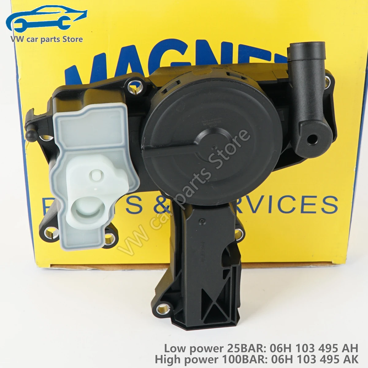 06H 103495 AB Ulepszony zawór PCV separatora oleju pasujący do Audi A4 A5 A6 Q5 VW Jetta Golf GTI Tiguan EA888 GEN2 06H 103 495 AJ/AD/AH