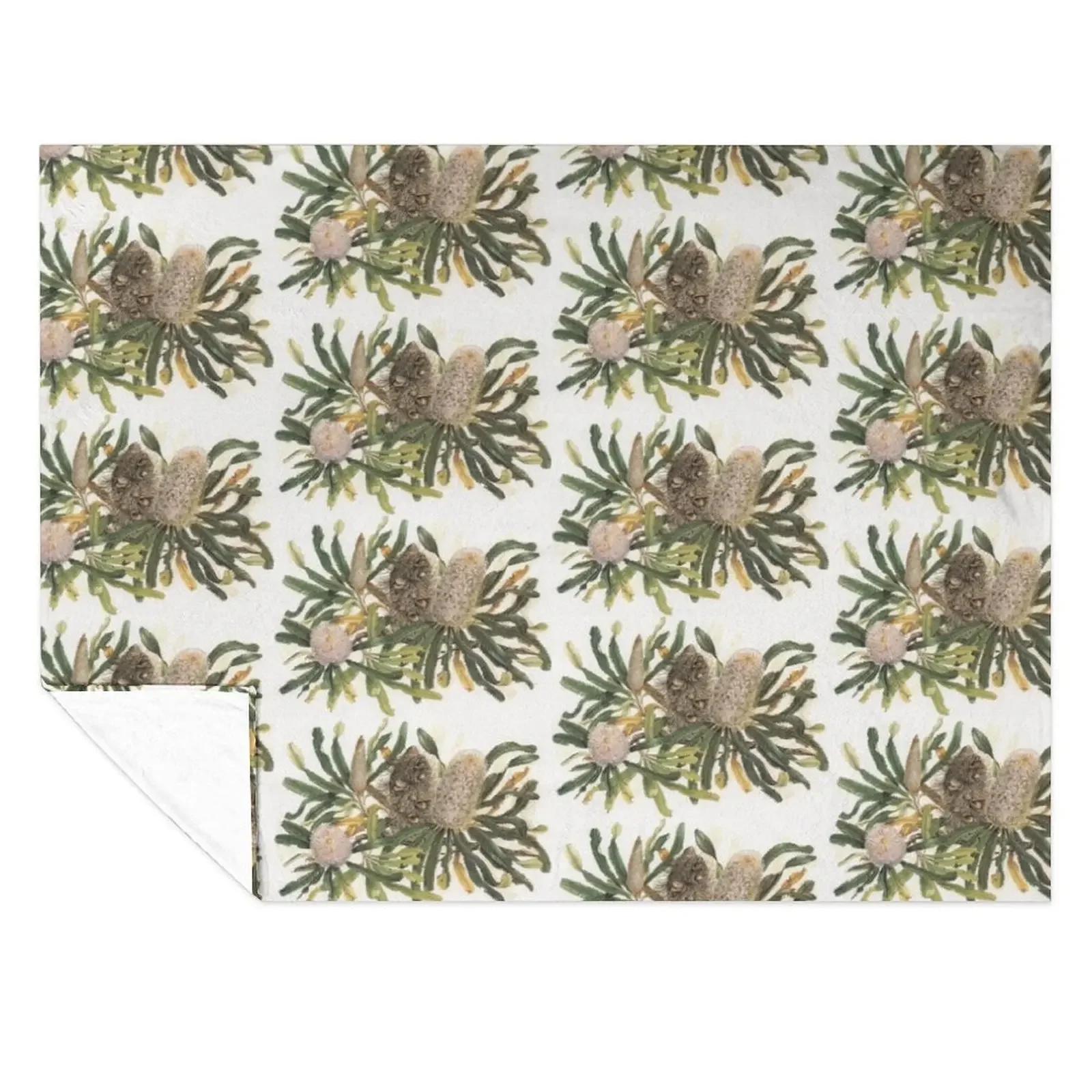 

Banksia serrata Throw Blanket Cute Plaid Giant Sofa Luxury For Baby Blankets