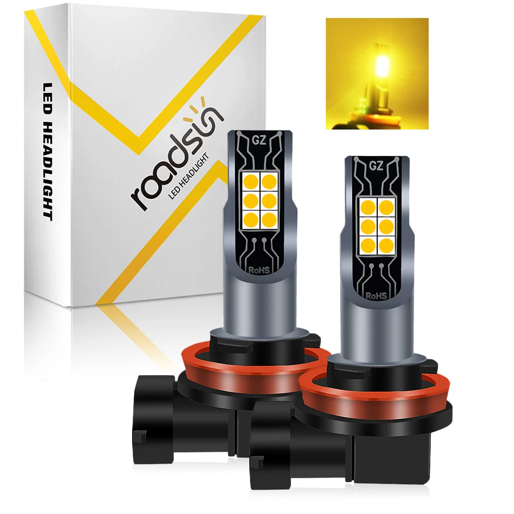 Bombillas LED H11 para Faros Antiniebla, 80W 30000LM, H4 H7 H8 H9 9005 HB3 9006 HB4 H3 880 881, Luz LED para Auto, Canbus Sin Errores, Lámparas para Auto de 12V