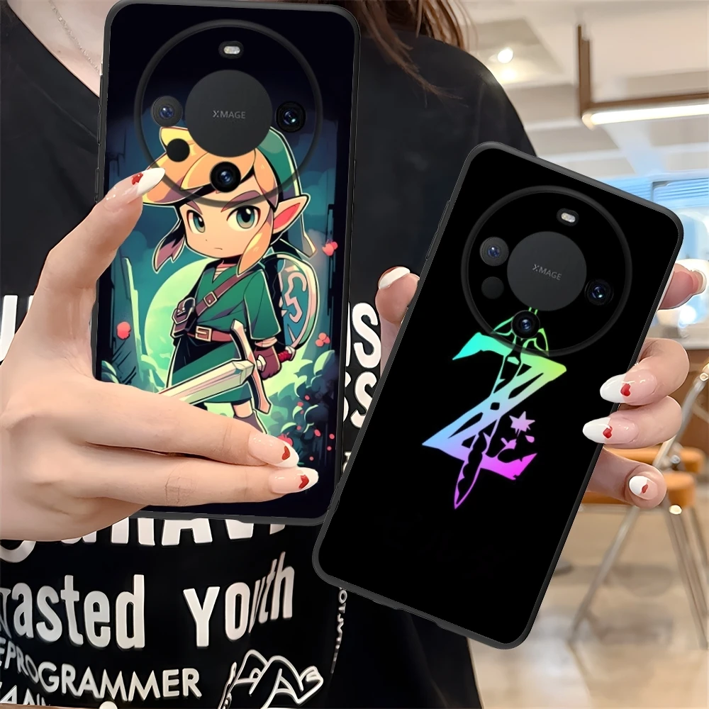 Painting Z-Zelda-s Color Mobile Cell Phone Case for Huawei Mate 60 50 40 30 20 10 Pro Plus Lite E 5G Black Phone Cover Shell