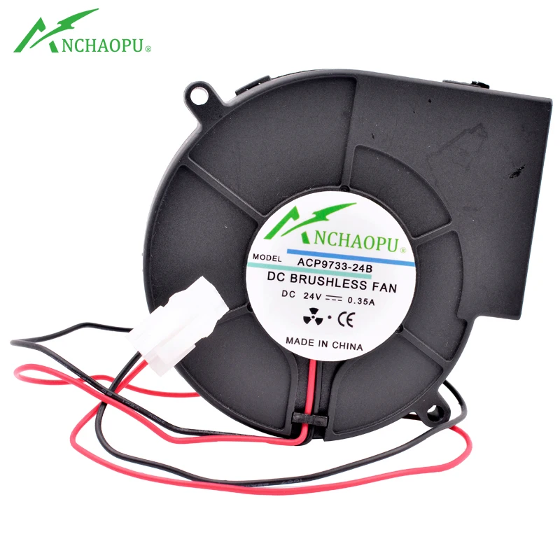 ACP9733-24B 97x94x33mm 24V Blower Fan 9cm BBQ Blower Big Air Blower Flow Centrifugal Fan 4500RPM cooling fan