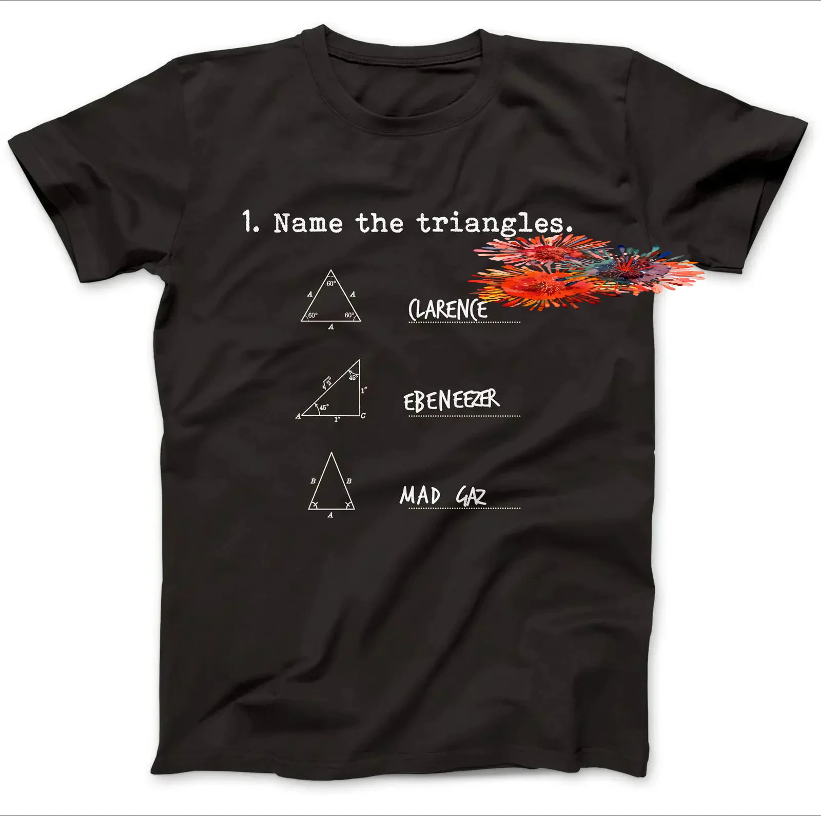 Name The Triangles Funny Science Maths T-Shirt 100% Cotton O-Neck Summer Short Sleeve Casual Mens T-shirt Size S-3XL