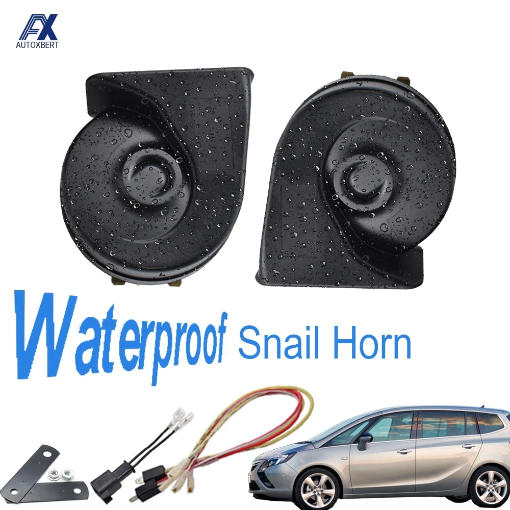 Klakson klakson typu ślimak dla Opel Vauxhall Zafira Tourer C 2011 2012 2013 2014 2015 2016 2017 2018 2019 wodoodporne Dual Tone
