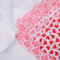 50*66cm Heart Tissue Paper Flower 10 Sheets Valentine's Day DIY Gift Red Wrapping Paper for Girlfriend Wedding Decoration