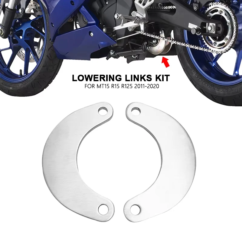 Rear Adjustable Suspension Drop Link Kits For YAMAHA YZF R15 V3 V2 YZF-R125 MT15 M-SLAZ 2011-2020 2019 2018 Lowering Kit 30mm