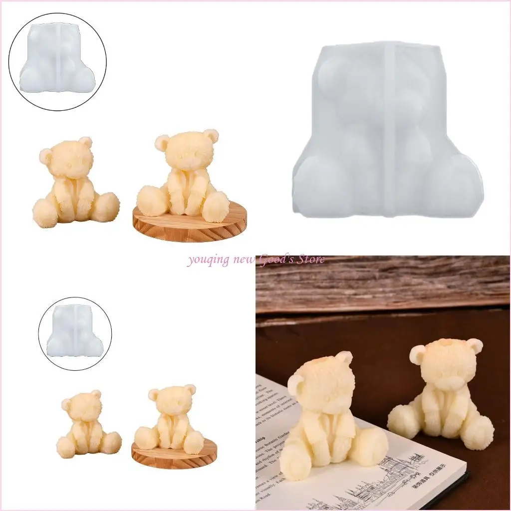 

57QA Animal Shaped Silicone Mould Crafting Accessory For Resin Art Beginners